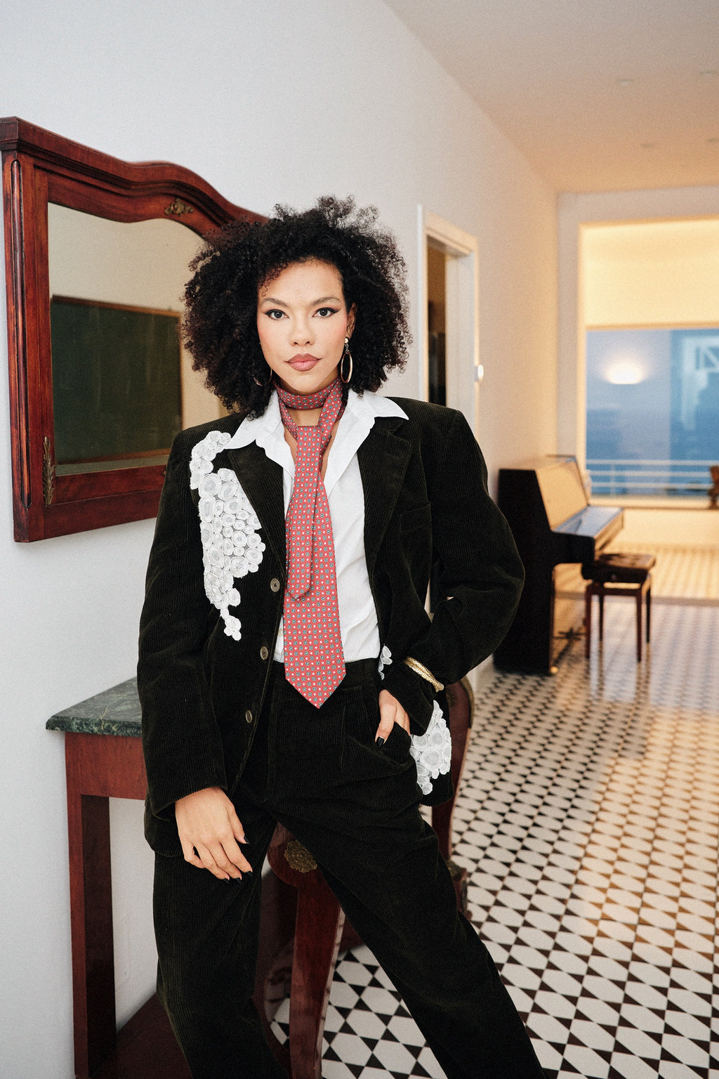Velvet Lace Suit