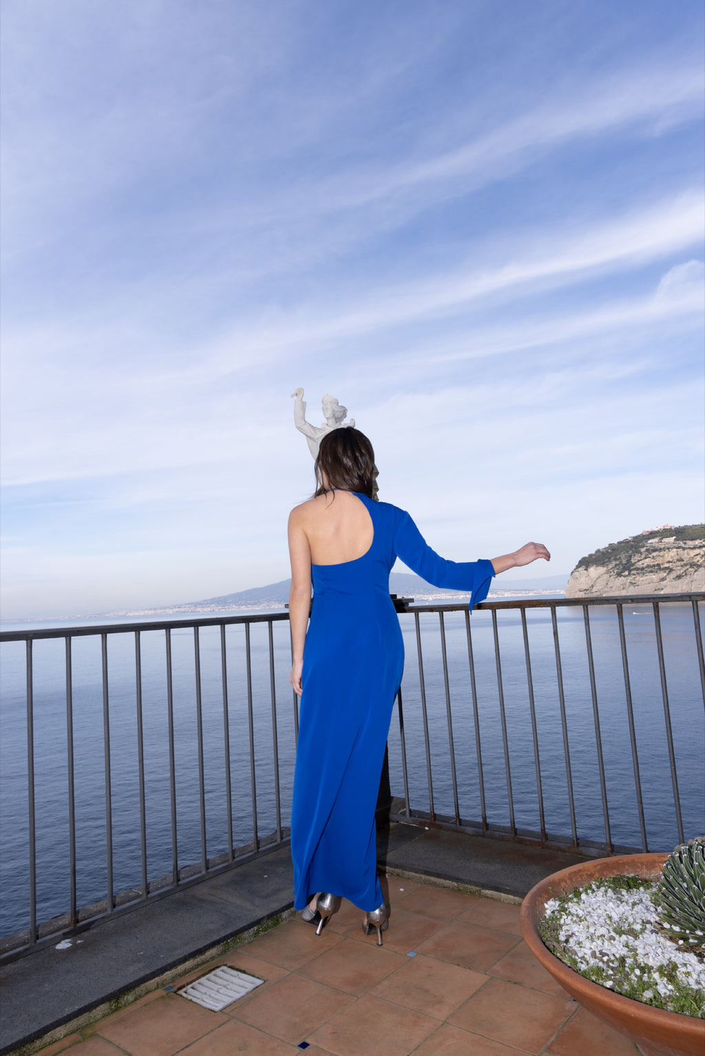 Abito Monospalla Blu