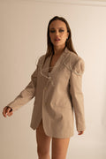 Blazer Beige Swarovski a Rombi