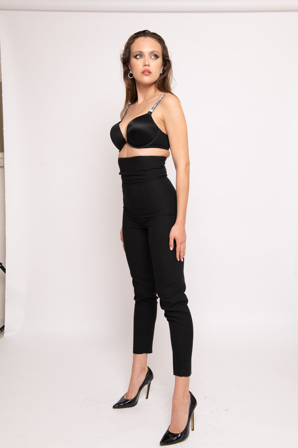 Pantaloni Sigaretta Vita Altissima